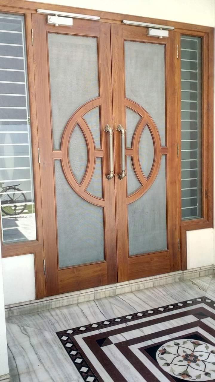 wood door solid wood door with glass
