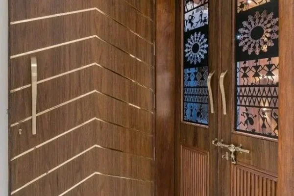 Teak Wood Main Door Design
